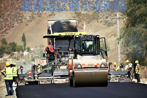 米東大道瀝青路面施工